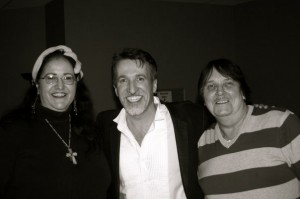 Live from NYC Louise, myself and Peter