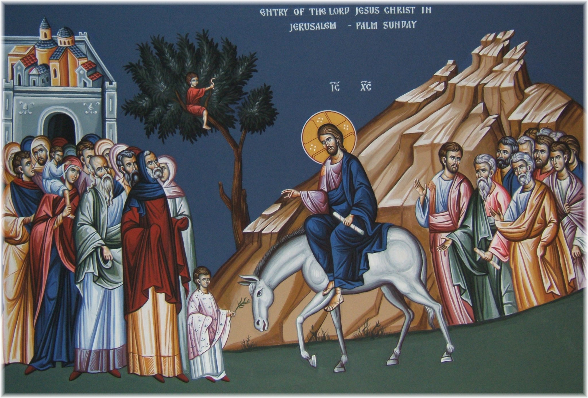 Palm Sunday Icon