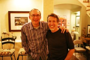 gregandsteve2 Greg and I after recent house concert at his place in southern CA